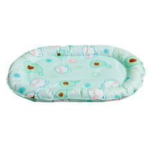 Green Ryder Oval Pet Cooling Bed